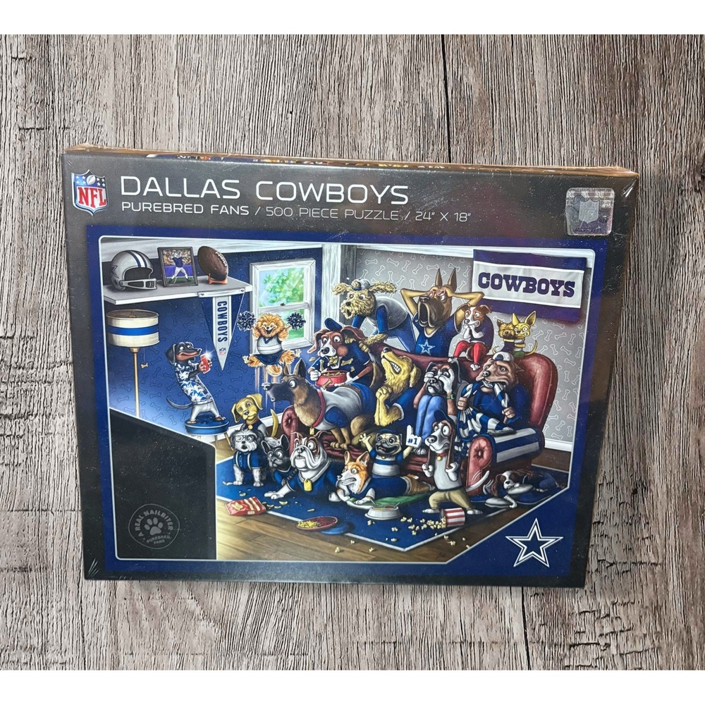 YouTheFan NFL Dallas Cowboys Purebred Fans 500pc Puzzle - Nailbiter